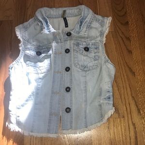 “Highway jeans” jean vest